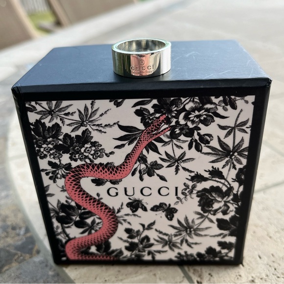 🇮🇹 Gucci 925 Sterling Silver Ring - Picture 6 of 11